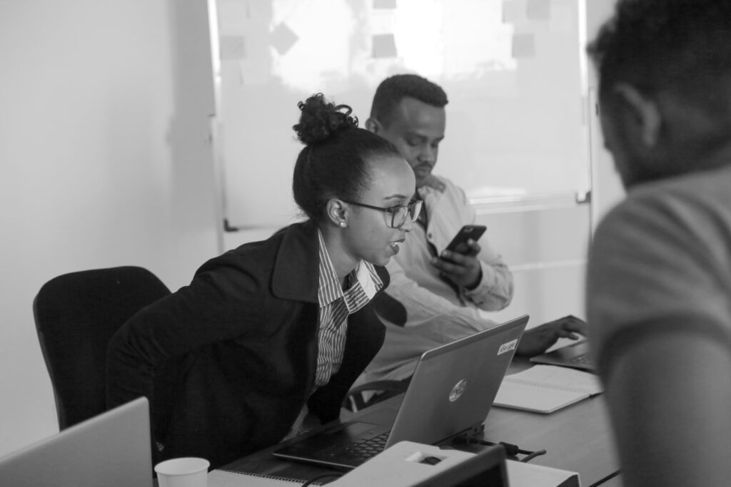 Developers working together