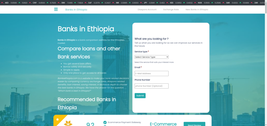 Banks Ethiopia