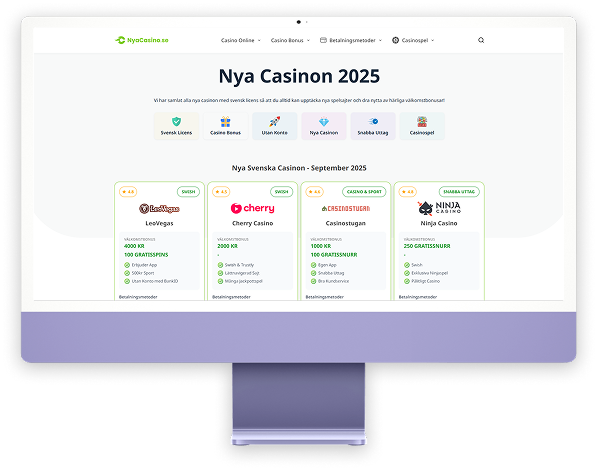 Nya Casino 🇸🇪